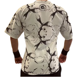 Maglia Stondata bodybuilding The Freeway bianco marmorizzato Art.2272