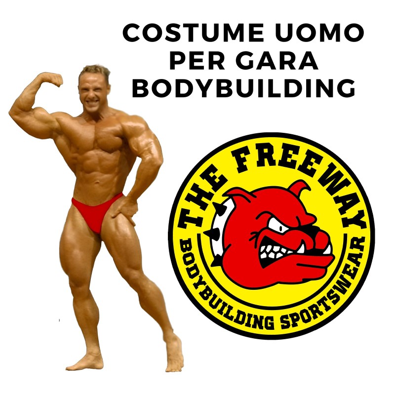 Costume Bodybuilding  Uomo(Competition bodybuilding slip) laterale 2cm